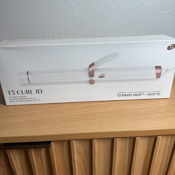 T3 CURL ID 1 ¼" Smart Curling Iron rapid heat interactive touch interface NIB - Picture 6 of 10